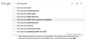Question analysis in Google starts with you